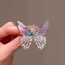 Cute Transparent Wings Butterfly Brooch